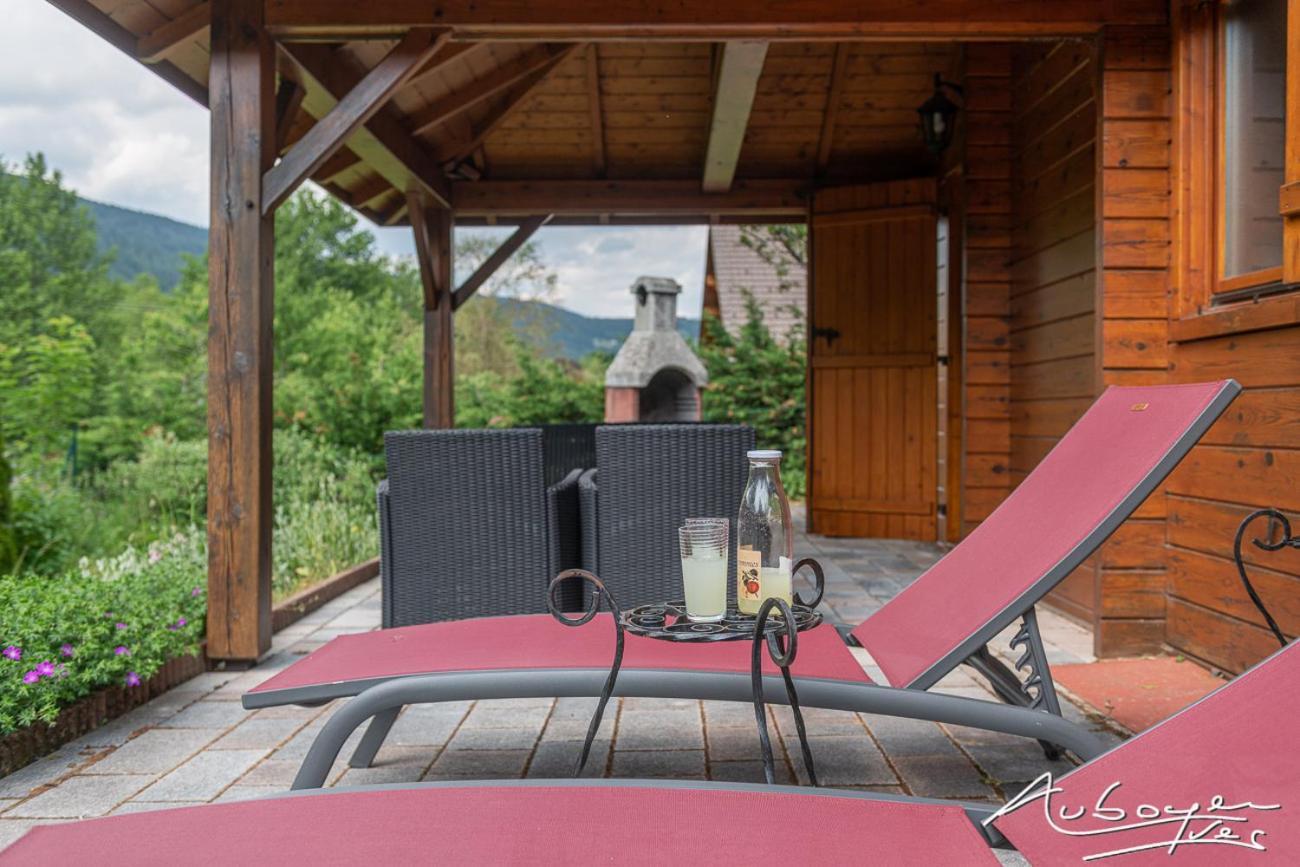 Chalet La Calougeotte, Jardin, Spa Et Sauna Prives Le Ménil Exteriör bild